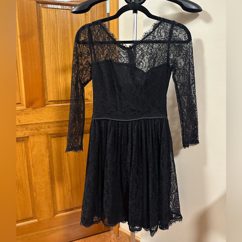 Black lace juicy couture dress